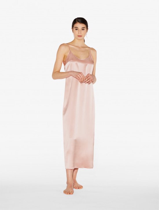 La Perla Long Slip Dress-Silk Roze 2