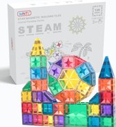 MNTL Magnetic Tiles 120 Stuks Rainbow - Magnetische Tegels - Magnetisch Speelgoed - Magneet Speelgoed