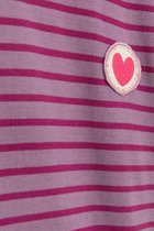 Sissy-Boy - Paars gestreept longsleeve T-shirt met patch