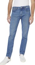 Pepe Jeans Heren Jeans Broeken HATCH REGULAR slim Fit Blauw 30W / 32L Volwassenen