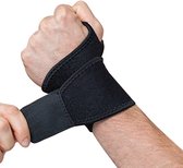 Bracelet Fitness & CrossFit - Bandes de poignet - Musculation - Attelle de poignet - Zwart