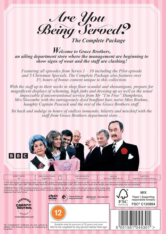 Are You Being Served? The Complete Package (12 discs)