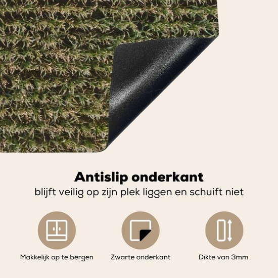 KitchenYeah® Inductie beschermer 81.6x52.7 cm - Tractor - Hakselaar - Maïs - Kookplaataccessoires - Afdekplaat voor kookplaat - Inductiebeschermer - Inductiemat - Inductieplaat mat