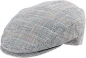 Flatcap Faustmann Blauw geruit Mt 61