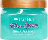Tree Hut Blue Lagoon Shea Sugar Sea Minerals & Orange Body Scrub - Lichaamsscrub - Bad & Douche - Exfoliating - 510g