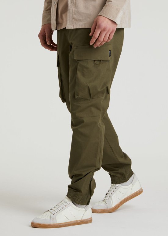 Chasin' Broek Cargo-broek Rift.L Combat Donkergroen Maat L