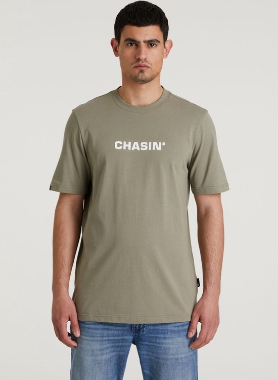 Chasin' T-shirt Eenvoudig T-shirt Davie Groen Maat S