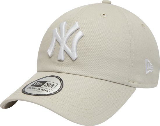 New Era 9TWENTY League Essentials New York Yankees Cap 60348843, Vrouwen, Beige, Pet, maat: OSFM