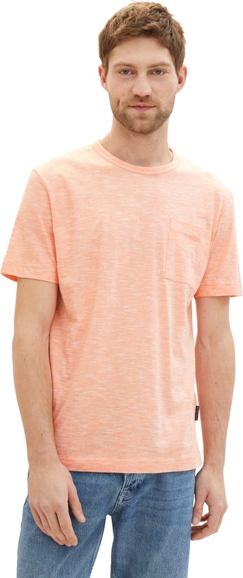 Tom Tailor Men-T-shirt--35205 melon ora-Maat XXL