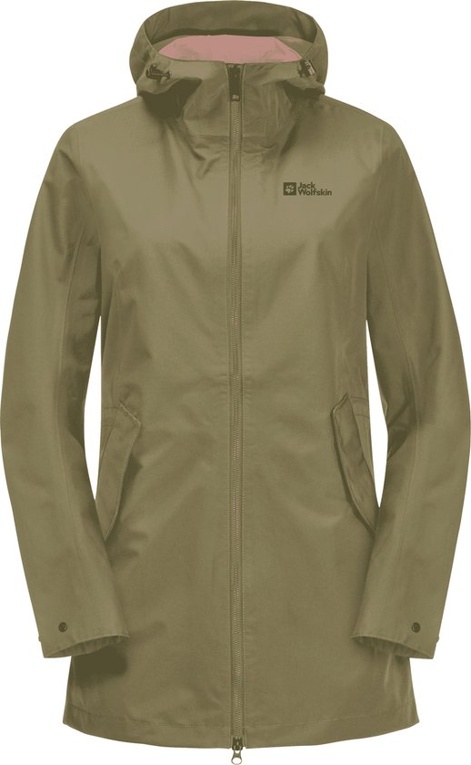 Jack Wolfskin DAKAR PARKA W Dames Outdoorjas - bay leaf- Maat S