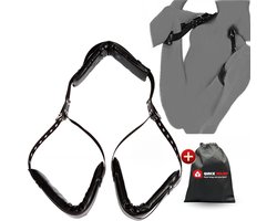 Quick Relief Kinky Missionary™ - Bondage set - Leg Restraint Straps - Handboeien - Spreidstang leder - Sex Swing - Seksmeubel voor Vrouwen - BDSM