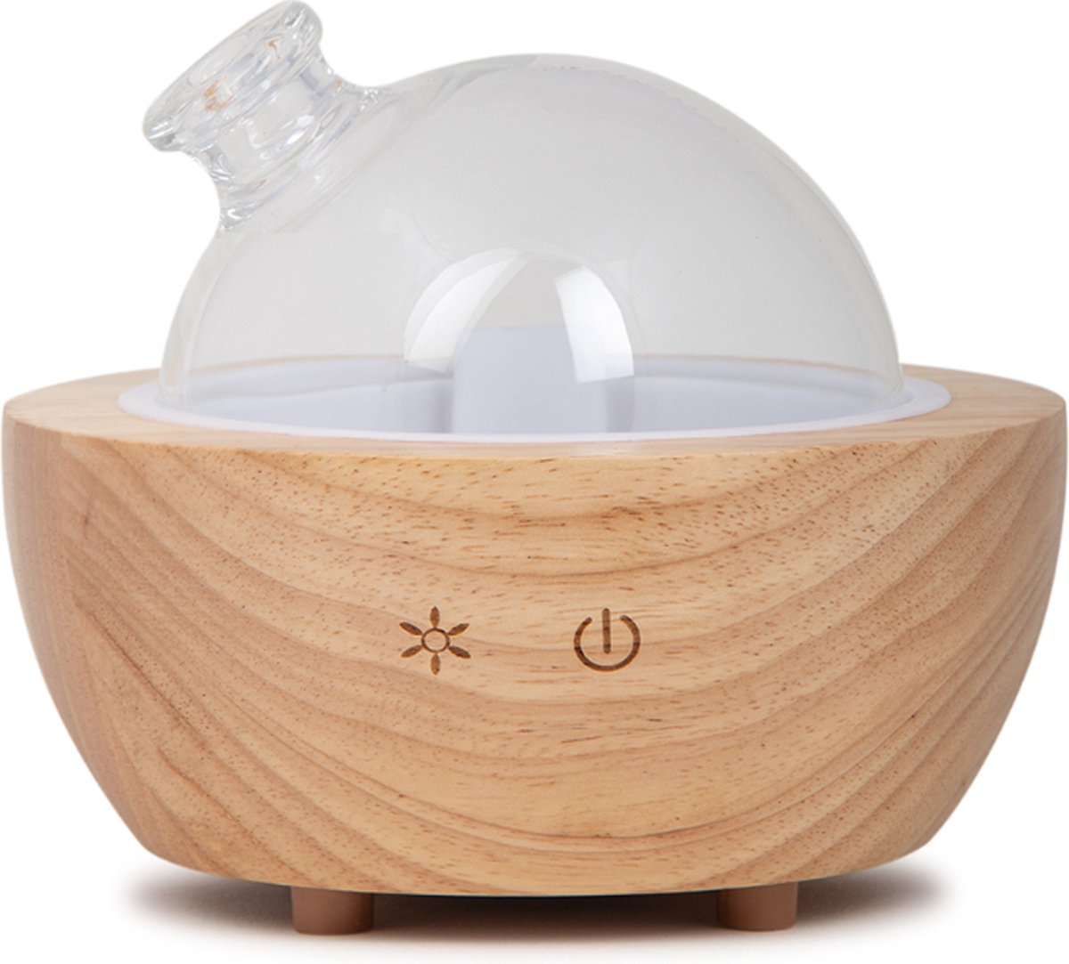 Goedkoopste Happy Cloud - Dazzling diffuser - 200ML - luchtbevochtiger - aromatherapie - verdamper - met led verlichting