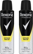 Rexona MEN Deo Spray - Citrus - 2 x 150 ml