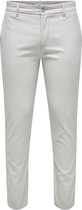 Only & Sons Mark Pete Slim Dobby 0058 Chino Broek Wit 32 / 32 Man