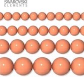 Swarovski Elements, 100 stuks Swarovski Parels, 4mm, coral (5810)