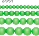 Swarovski Elements, 100 stuks Swarovski Parels, 4mm, neon green (5810)