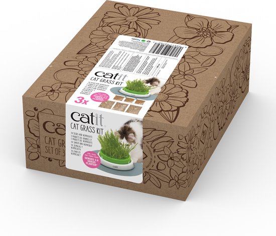 Cat-It Senses 2.0 Grass Kit - Kattengras Navuling - 3 dozen