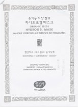 Whamisa Gefermenteerde Organische Zaden Hydrogel Masker 33 g