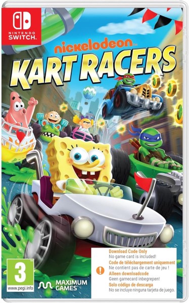 Nintendo Nickelodeon Kart Racers Standaard Duits Nederlands Engels Spaans Frans Italiaans Nintendo Switch