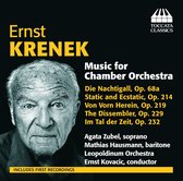 Agata Zubel, Mathias Hausmann, Leopoldinum Orchestra, Ernst Kovacic - Krenek: Music For Chamber Orchestra (CD)