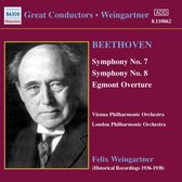 Vienna Philharmonic Orchestra, London Philharmonic Orchestra - Beethoven: Symphony No. 7 / Symphony No. 8 / Egmont Overture (CD)