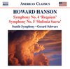 Seattle Symphony, Gerard Schwarz - Hanson: Symphony No. 4 'Requiem' / Symphony No. 5 'Sinfonia Sacra' (CD)