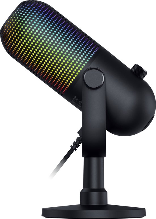Razer Seiren Mini - USB Ultracompacte condensatormicrofoon (Streamingmicrofoon, Supercardioïde directionele gevoeligheid, Ingebouwde schokdemping) Roze : Razer Razer Seiren Mini - USB Ultracompacte condensatormicrofoon (Streamingmicrofoon, Supercardioïde directionele gevoeligheid, Ingebouwde schokdemping) Roze : Razer