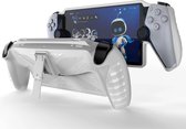 K&G TPU Hard Case Geschikt voor Playstation Portal - Incl. Standaard - Accessoires - Wit