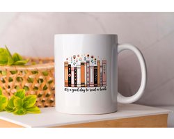 Mok Its a good day to read a Book - BookLovers - Gift - Cadeau - Readers - Bookworms - Bookish - Boekenliefhebbers - Lezers - Boekenwormen - Boekverslaafd
