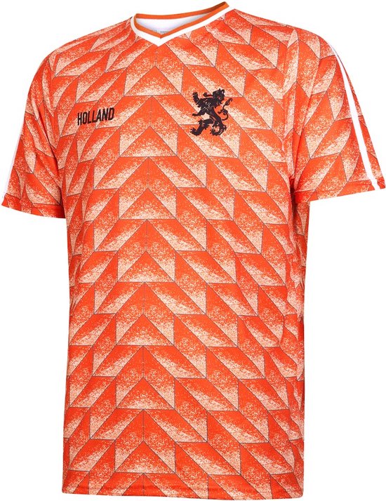 EK 88 Voetbalshirt van Basten - Nederlands Elftal - Oranje shirt - Voetbalshirts Kinderen - Jongens en Meisjes - Sportshirts - Volwassenen - Heren en Dames-S