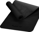 MOVIT® Yogamat 190 x 100 x 0,6 cm - Yoga Mat - Met Draagriem - Zwart