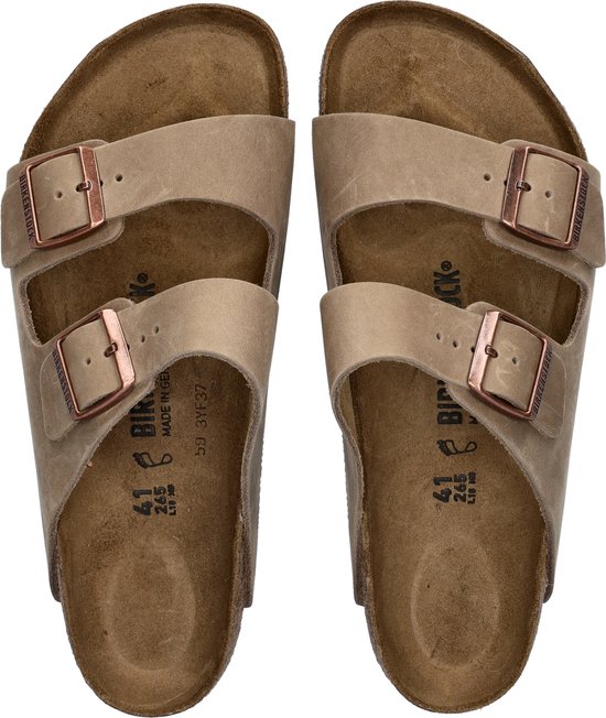 Birkenstock Arizona BS heren sandalen - Donker Taupe - Maat 40