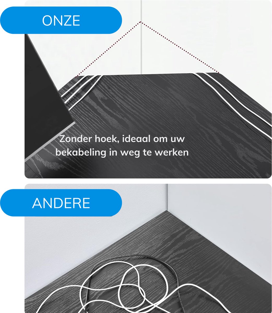ACAZA Bureau - Hoekbureau - Zwart thumbnail 6