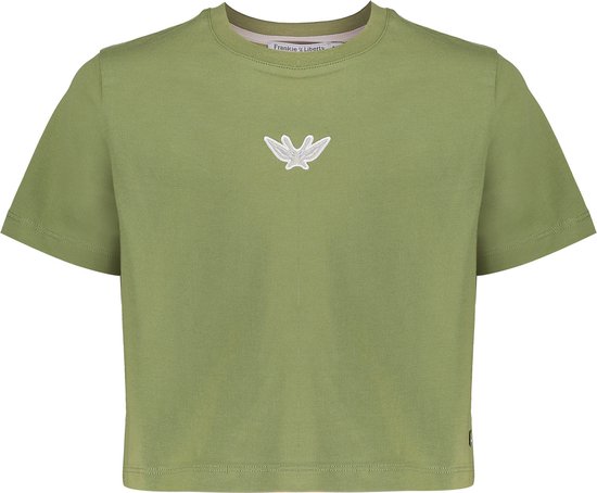 Meisjes t-shirt - Marina - Fresh olijf groen