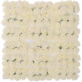 SHOP YOLO-kunstbloemen- om te knutselen-144 stuks-kleine -mini-namaak rozen-bloemen voor bruiloft-bruid-haarspelden-hoofdbanden-doe-het-zelf-2,5 cm