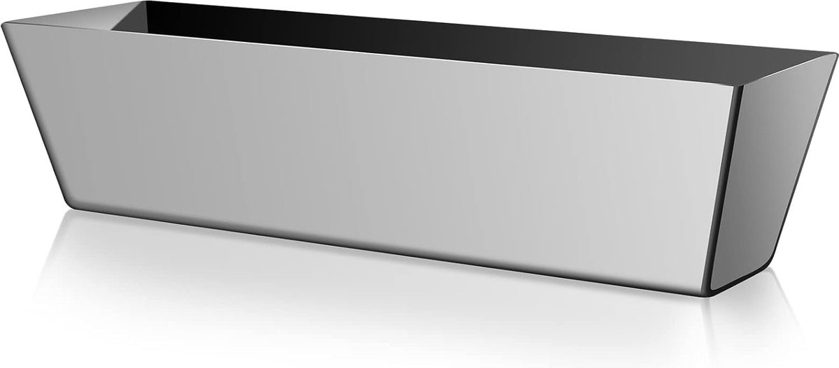 Roestvrijstalen spatelbox, duurzame roestvrijstalen modderpan met efficiënt ontwerp (305 mm lang)