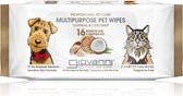 Giovanni Cosmetics Professional Multipurpose Pet Wipes - Schoonmaakdoekjes Hond / Kat