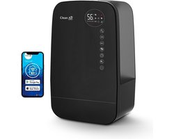 Clean Air Optima® CA-607B Smart - 3in1: Luchtbevochtiger met Ionisator, UVC-lamp en Aromatherapie - Geschikt voor Woonkamer, Kantoor, Babykamer, Slaapkamer