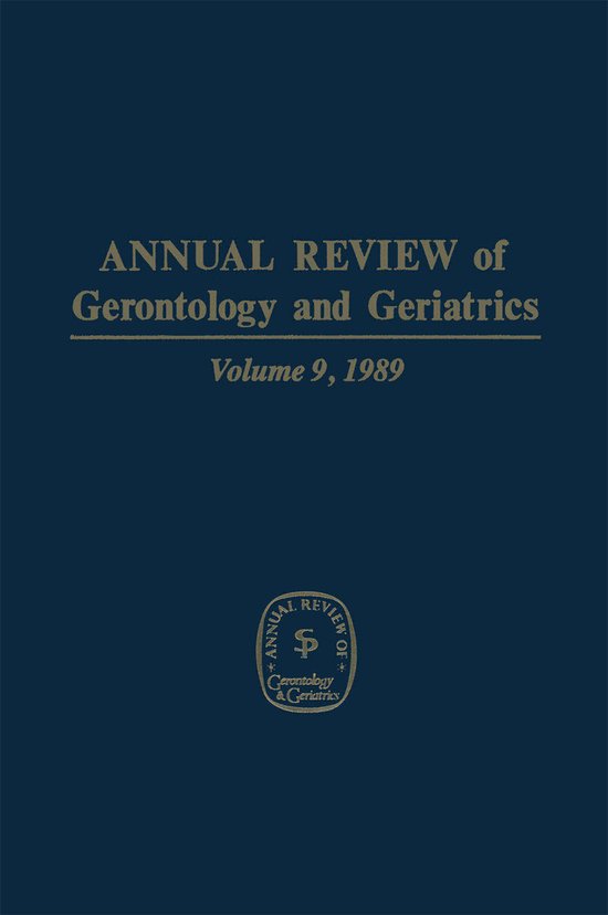 Annual Review of Gerontology and Geriatrics - cover