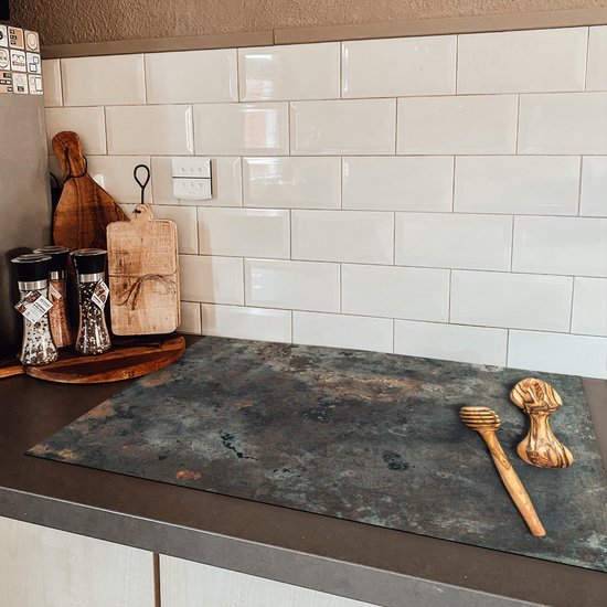 KitchenYeah® Inductie beschermer 80x52 cm - Inductiebeschermer - Afdekplaat - Hout - Keukengereedschap - Keuken - Landelijk - Kookplaataccessoires - Afdekplaat voor kookplaat - Inductiebeschermer - Inductiemat - Inductieplaat mat