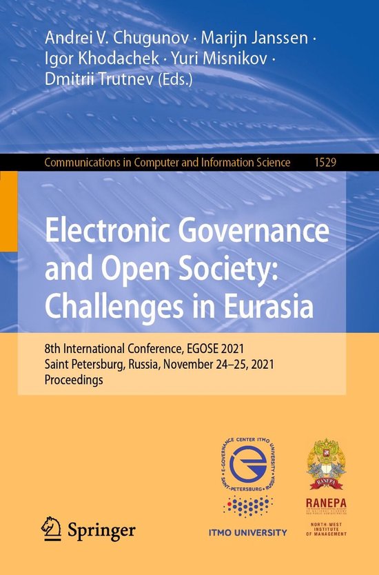Springer Nature Proceedings Computer Science - Electronic Go ... - cover