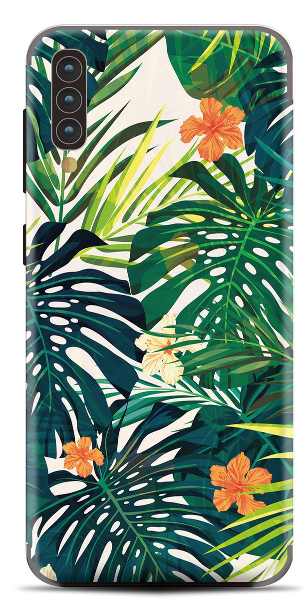 My Style Telefoonsticker PhoneSkin For Samsung Galaxy A30s/A50 Jungle Flowers
