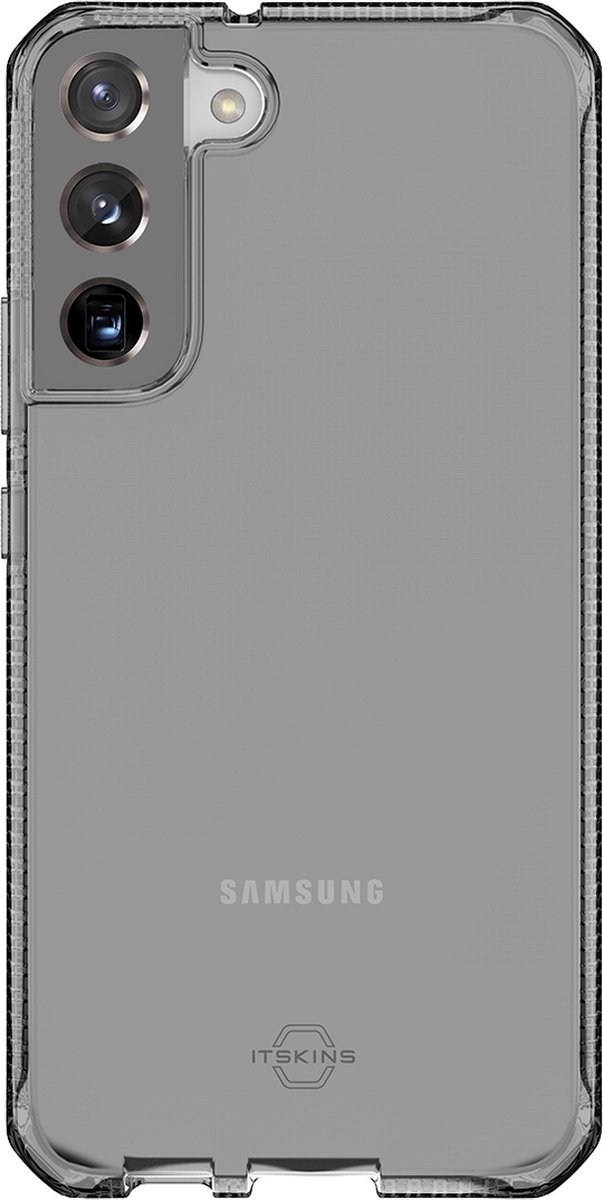 ITSKINS Spectrum Clear Samsung Galaxy S22 Hoesje Zwart