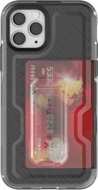 Ghostek Iron Armor Telefoonhoesje geschikt voor Apple iPhone 11 Pro Hoesje Hardcase Backcover Shockproof met Pasjeshouder en Standaard - Zwart