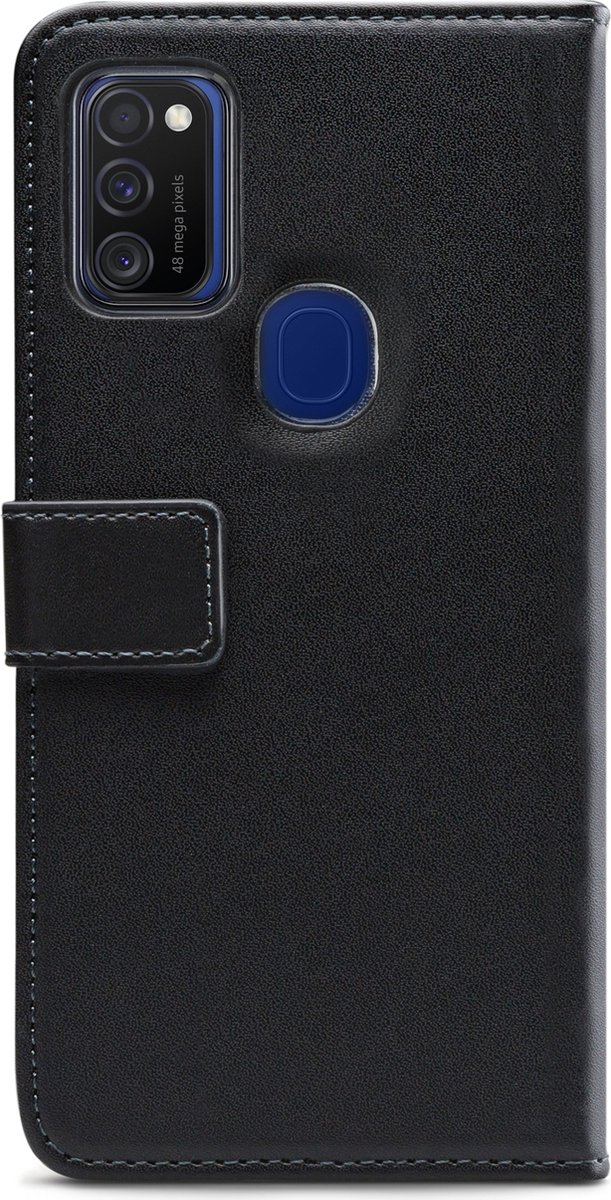 Mobilize - Samsung Galaxy M21 Hoesje - Elite Gelly Wallet Book Case Zwart