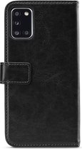 My Style Flex Wallet Telefoonhoesje geschikt voor Samsung Galaxy A31 Hoesje Bookcase Portemonnee - Zwart