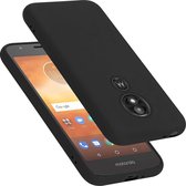 Soft TPU hoesje Silicone Case Geschikt voor: Motorola Moto E5 - Zwart