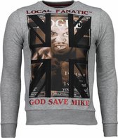 Mike Tyson - Rhinestone Sweater - Grijs