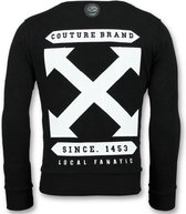 Off Cross - Luxe Sweater Mannen - 6356Z - Zwart