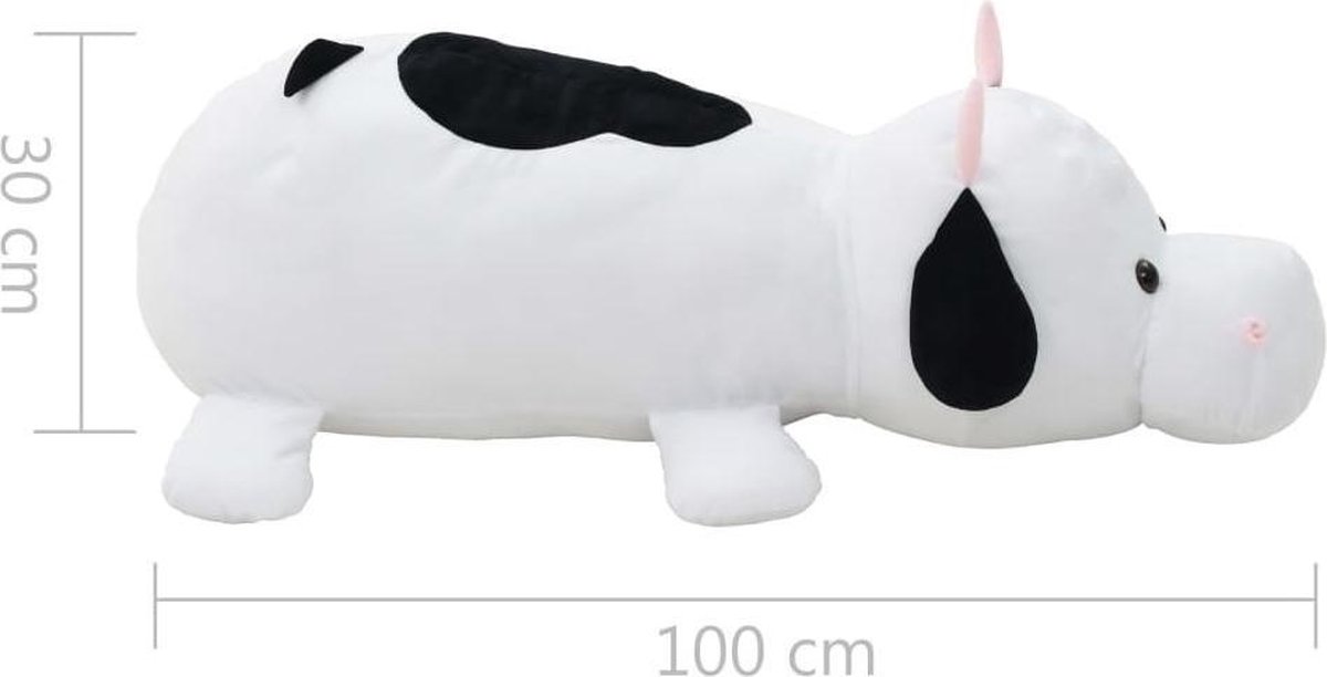 Grote Knuffel Koe Pluche 100 x 30 cm - Koe Speelgoed - Koeien knuffels -  Boerderij... | bol.com